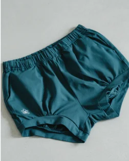 Iyengar shorts with pockets – Petrol